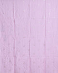Elegant Embroidered Women’s Dupatta with Delicate Vertical Motif Pattern - Pink-Full Image