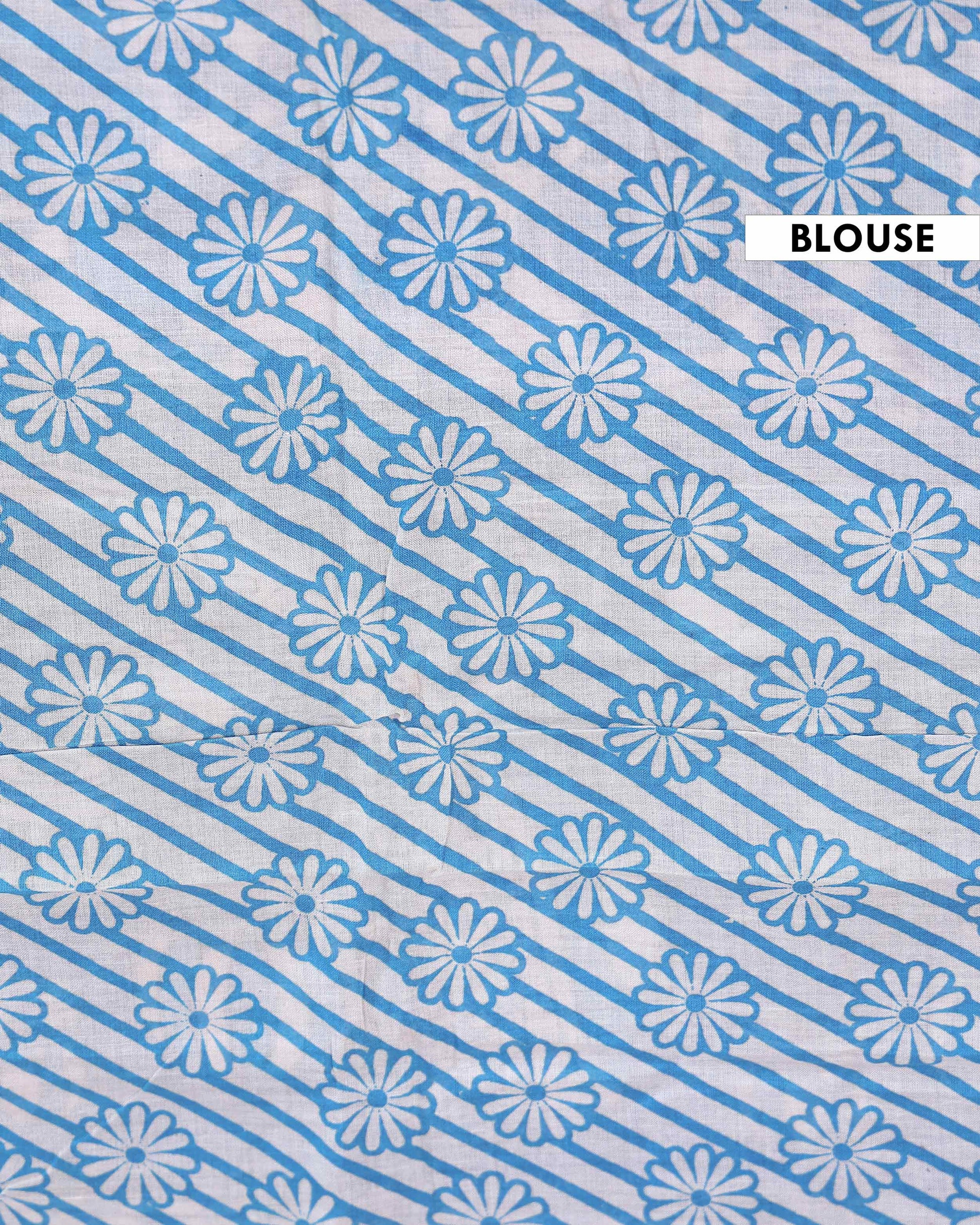 Elegant Handcrafted Cotton Kalamkari Saree with Traditional Peacock Border Design - Dark Blue