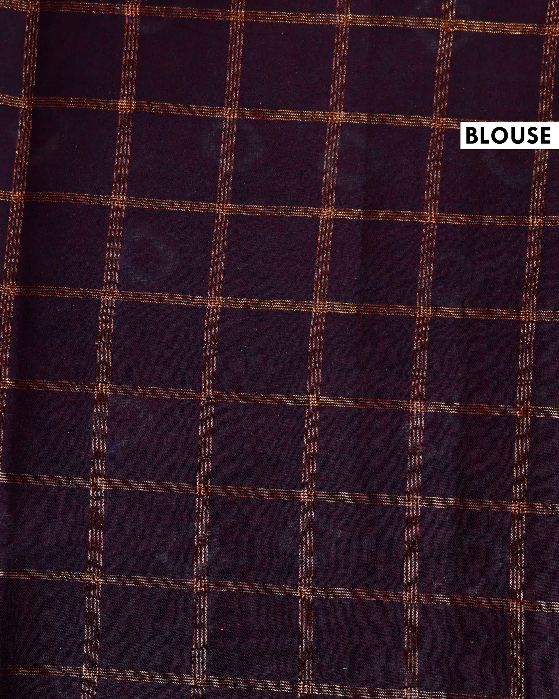 Elegant Handcrafted Sungudi Cotton Saree with Check Pattern and Bandhani Dots  - Pink