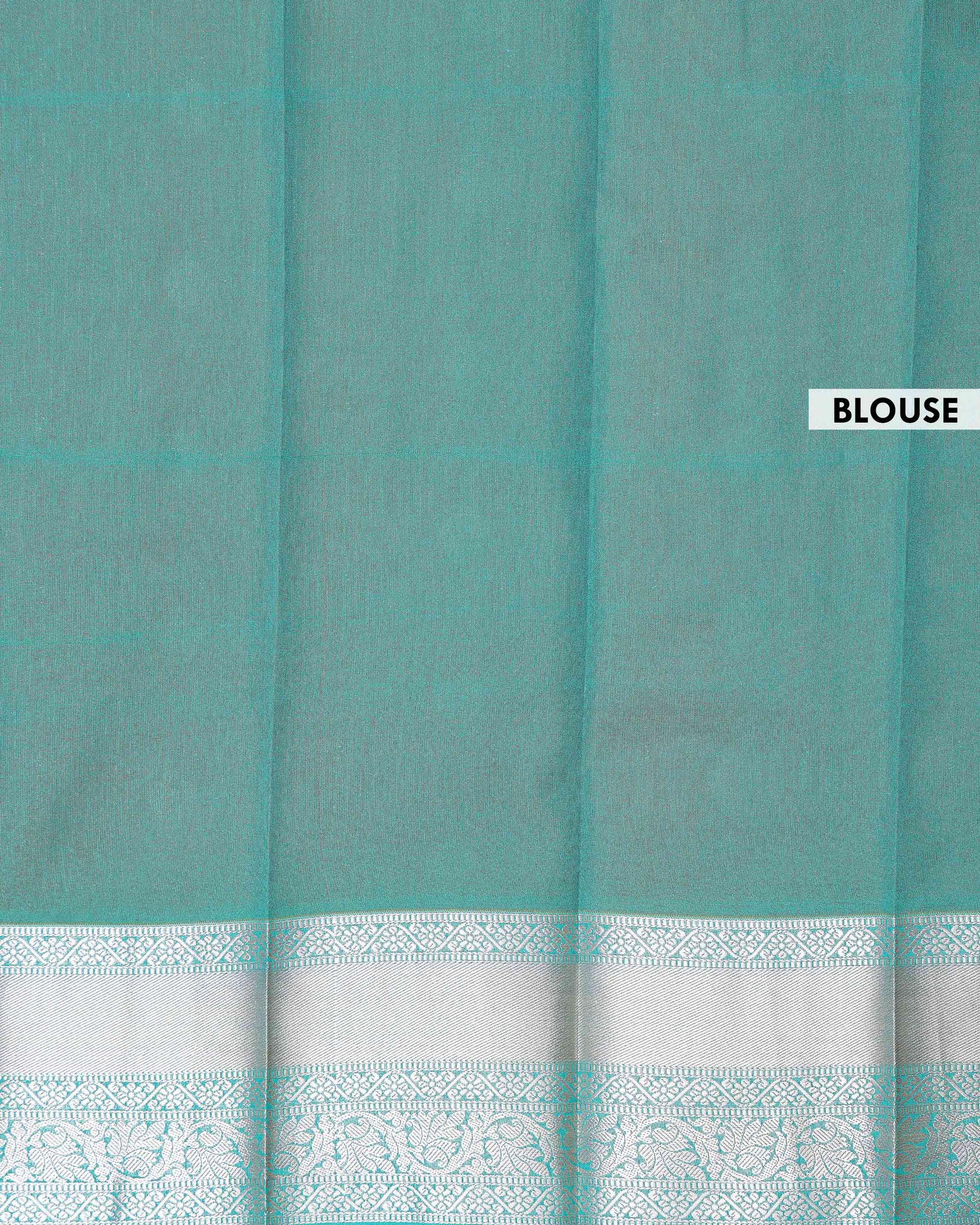 Elegant Handloom Elampillai Silk Cotton Saree Intricate Zari Motifs and Contrast Border  - Pink