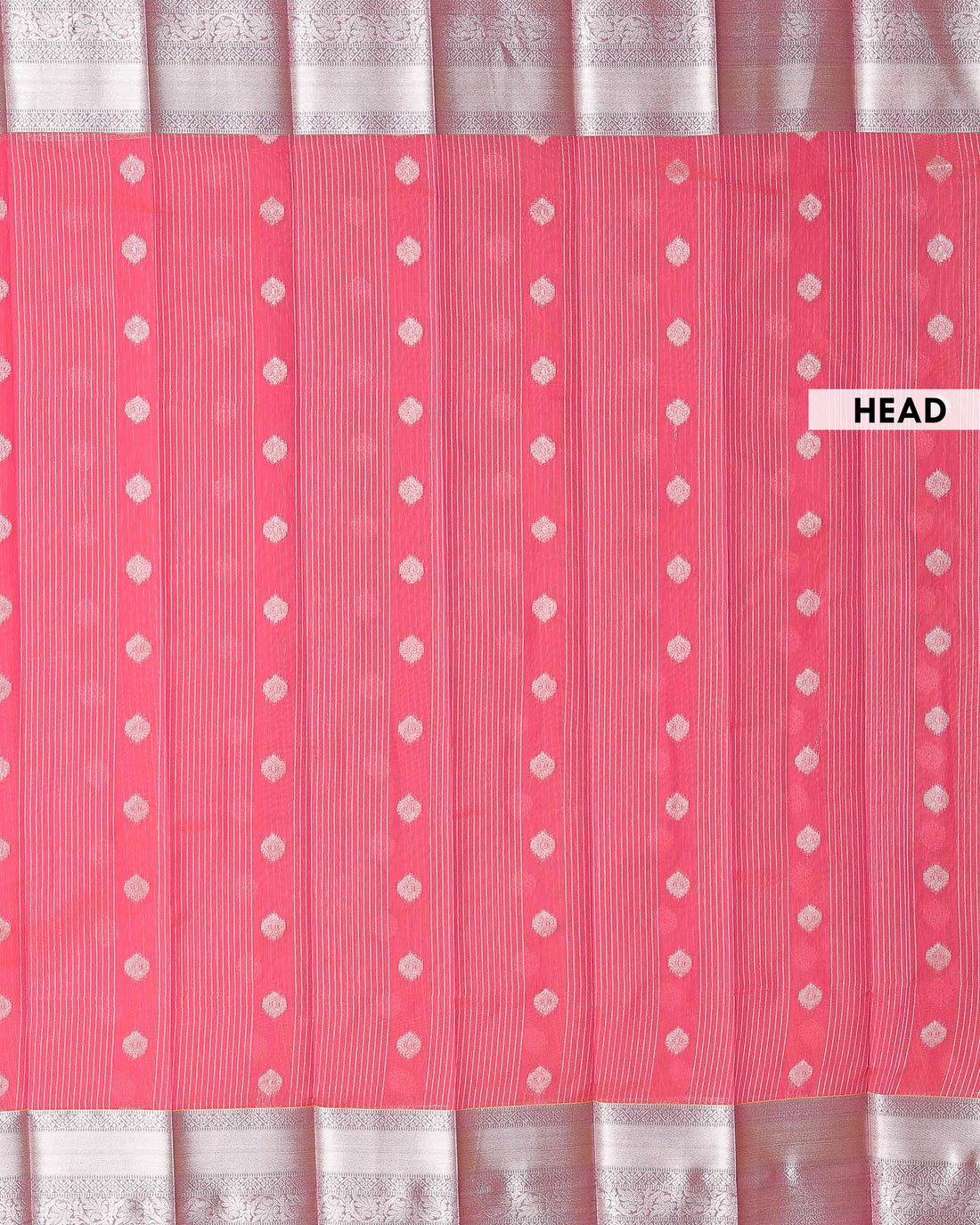 Elegant Handloom Elampillai Silk Cotton Saree Intricate Zari Motifs and Contrast Border  - Pink