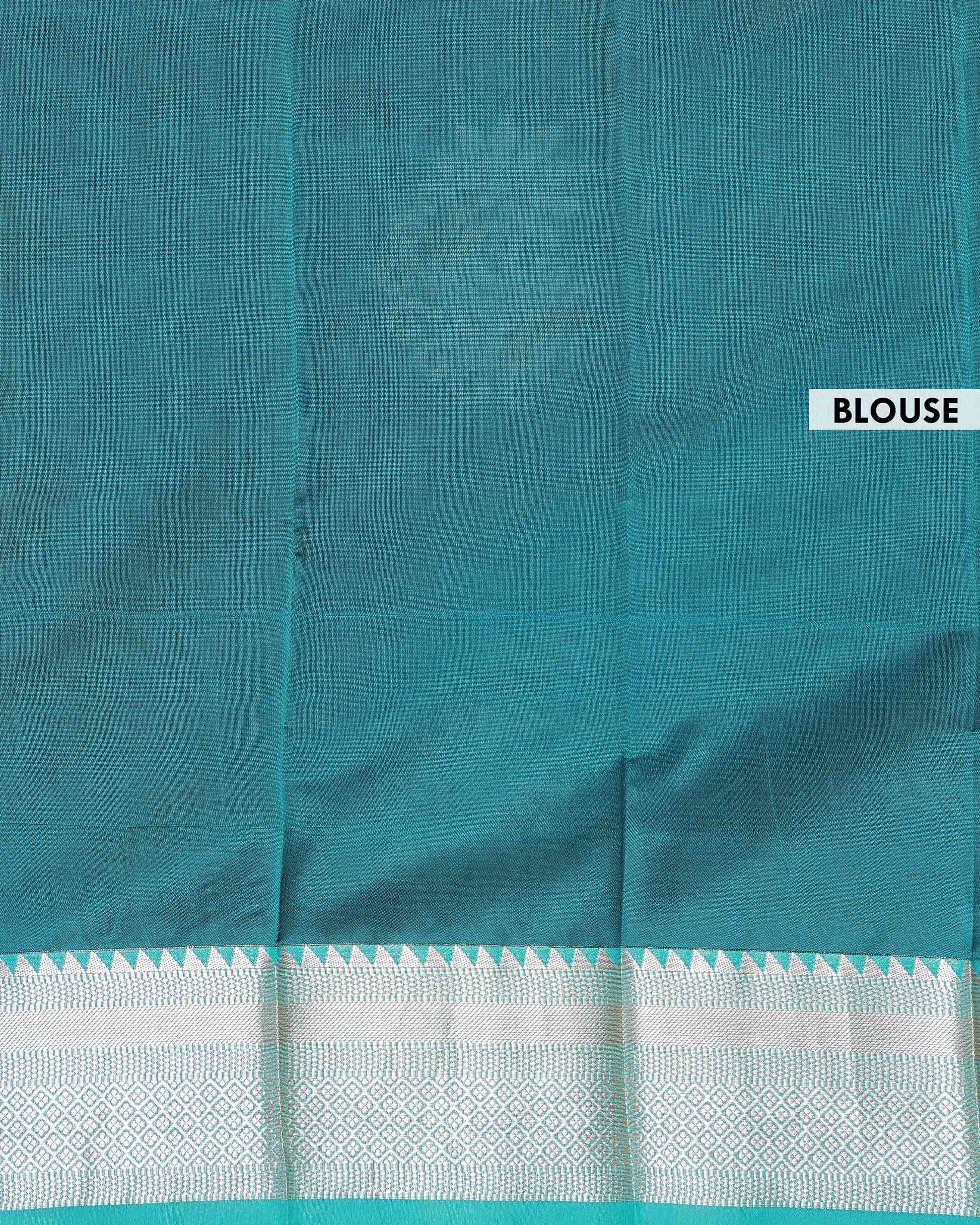 Elegant Handloom Elampillai Silk Cotton Saree with Traditional Zari Woven Border and Motif Design - Purple