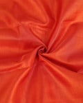 Elegant Handloom Kanchipuram Pure Silk Saree with Intricate Zari Weave - Red-Close Up