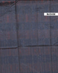 Elegant Handloom Pochampally Ikkat Saree with Geometric and Floral Motifs - Multi
