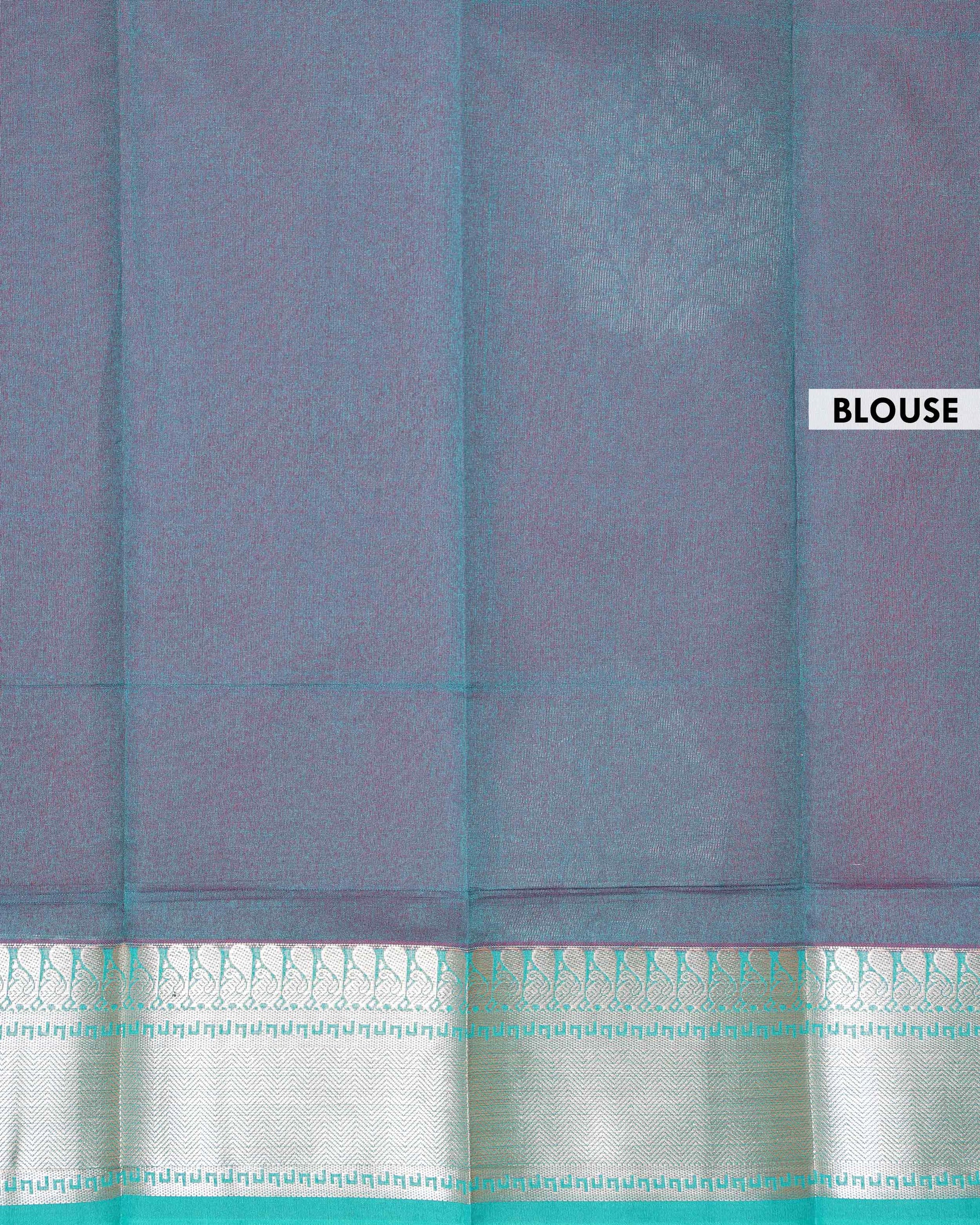 Elegant Handwoven Elampillai Silk Cotton Saree with Traditional Zari Border - Dark Pink