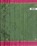 Elegant Handwoven Soft Silk Saree with Intricate Pallu and Border - Green