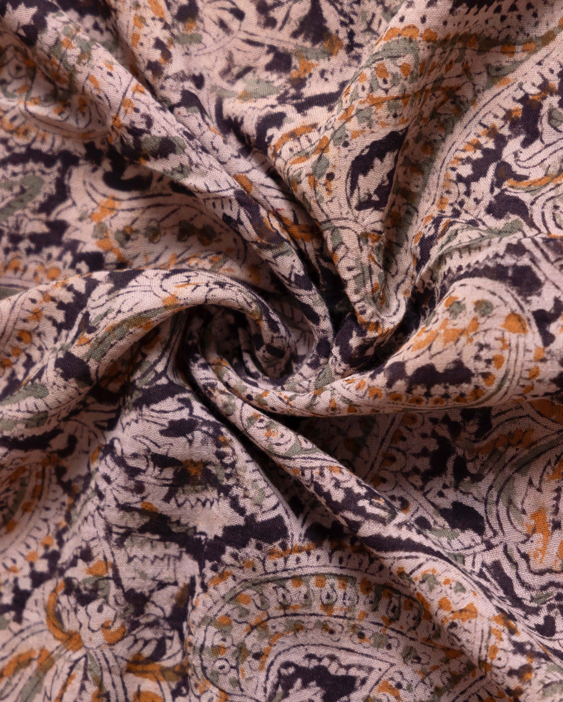 Elegant Kalamkari Printed Women's Cotton Dupatta with Ethnic Style Detailing - Multi