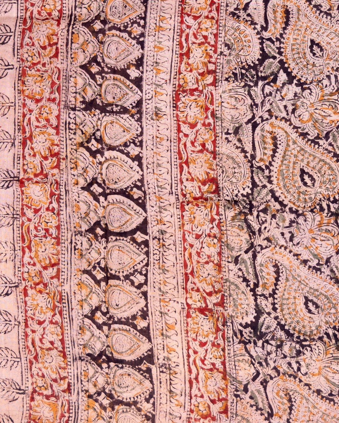 Elegant Kalamkari Printed Women's Cotton Dupatta with Ethnic Style Detailing - Multi