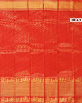 Elegant Kanchipuram Pure Silk Saree with Elaborate Zari Work - Red-Head
