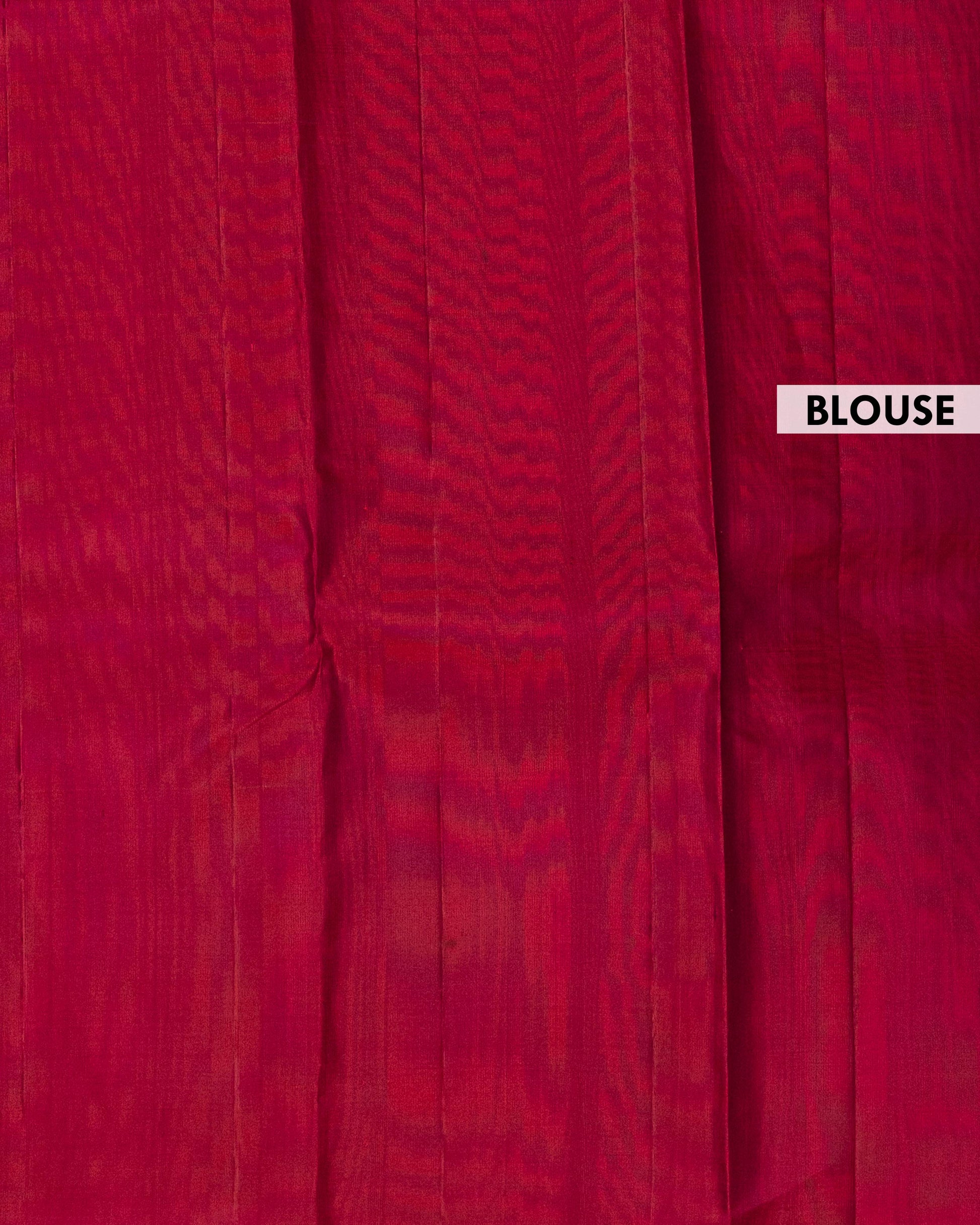 Elegant Kanchipuram Pure Silk Saree with Vertical Zari Striped Weave and Minimal Classic Border Design - Maroon