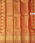 Elegant Kanchipuram Tissue Silk Saree with Intricate Zari Weaving and Traditional Designer Border - Pallu