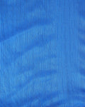 Elegant Minimalist Solid Women’s Dupatta with Soft Draping and Finished Edges - Blue-Full Image