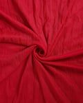 Elegant Minimalist Solid Women’s Dupatta with Soft Draping and Finished Edges - Red-Close Up