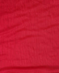 Elegant Minimalist Solid Women’s Dupatta with Soft Draping and Finished Edges - Red-Full Image