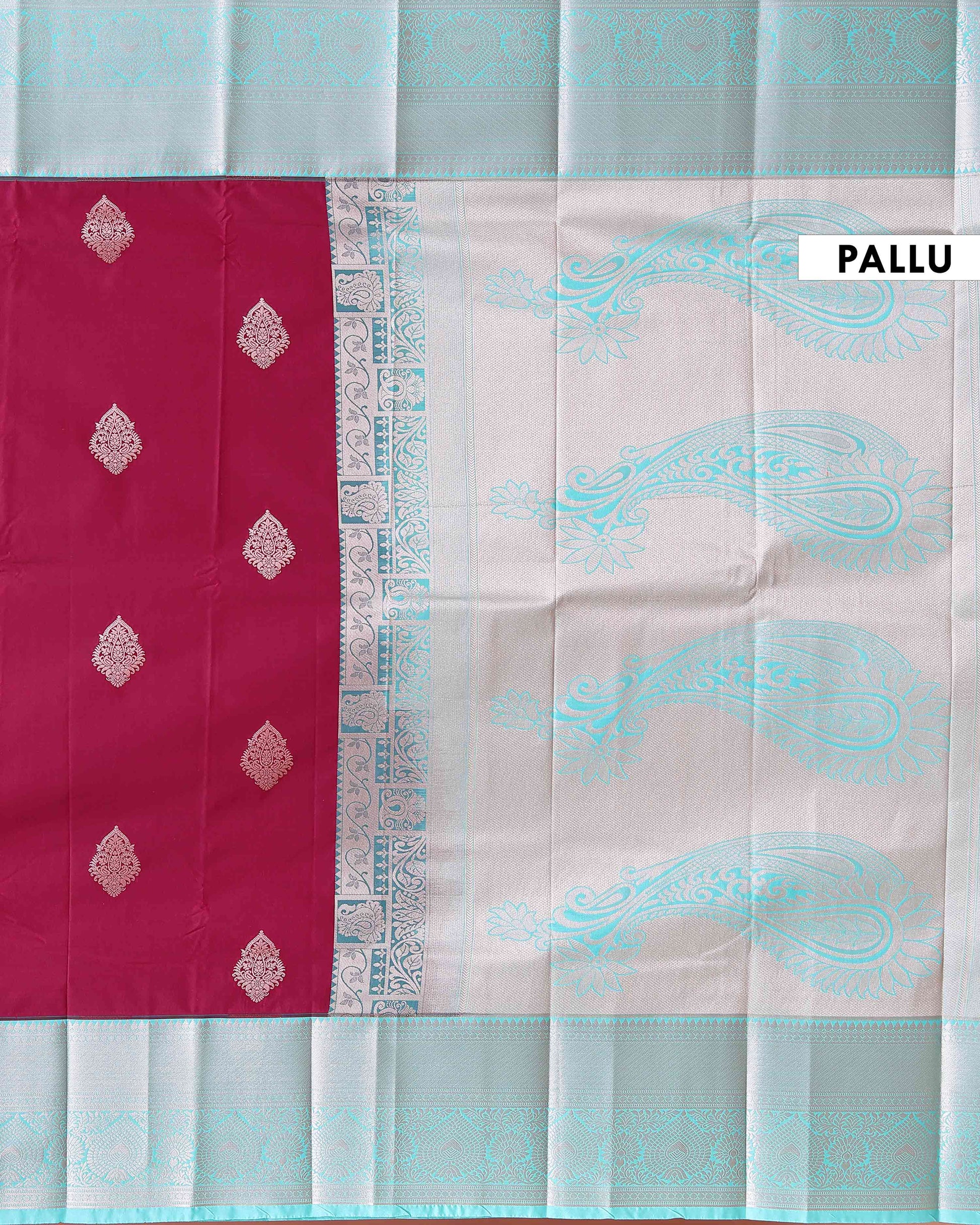 Elegant Niranjana Silk Saree Adorned with Fine Butta Motifs and Rich Zari Border - Maroon