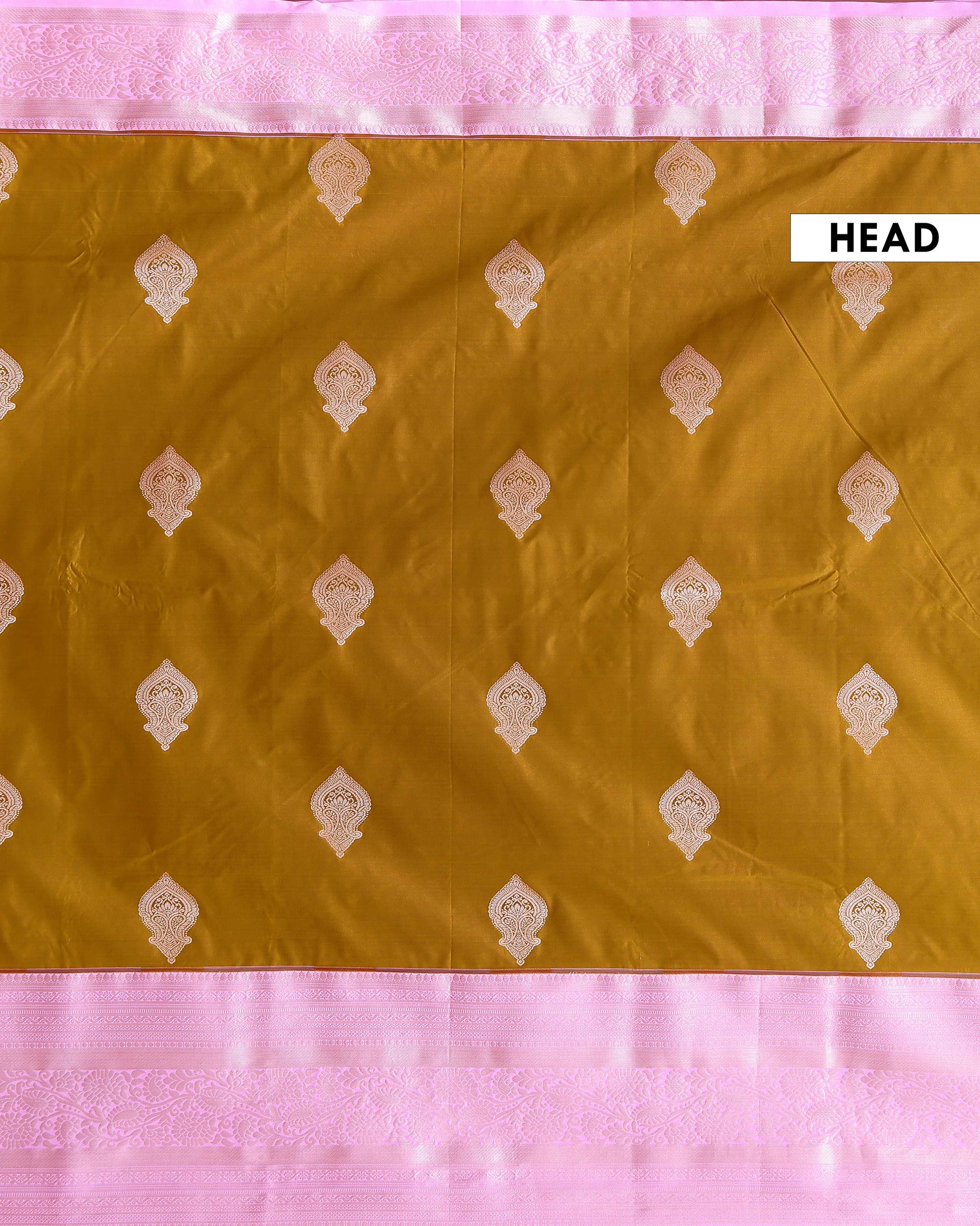 Elegant Niranjana Silk Saree Adorned with Refined Butta Design and Ornate Zari Border - Olive Green