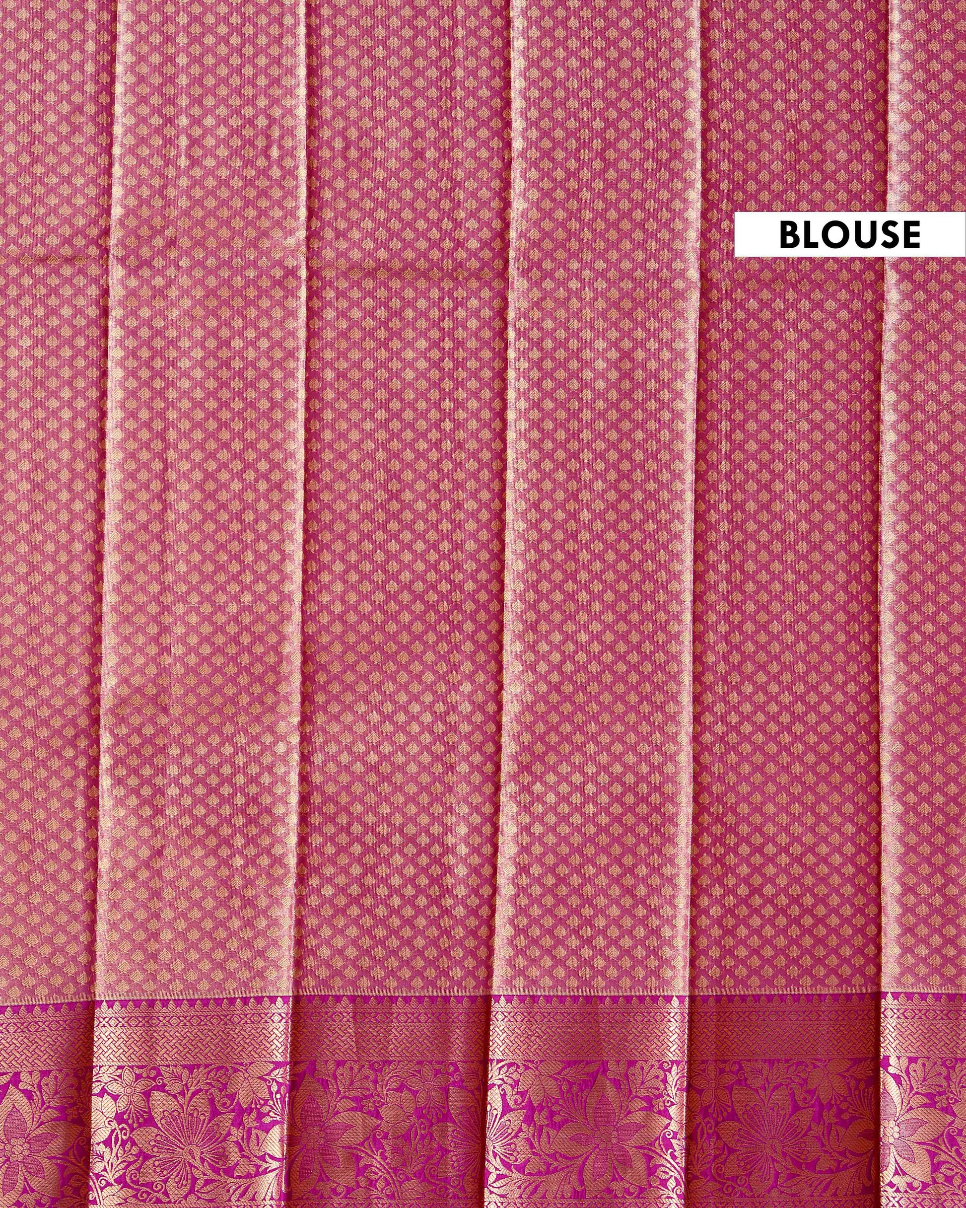 Elegant Niranjana Silk Saree All Over Woven Floral Motifs and Grand Zari Pallu - Yellow