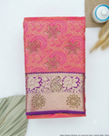 Elegant Niranjana Silk Saree with Intricate Zari Weave & Traditional Motifs - Pink