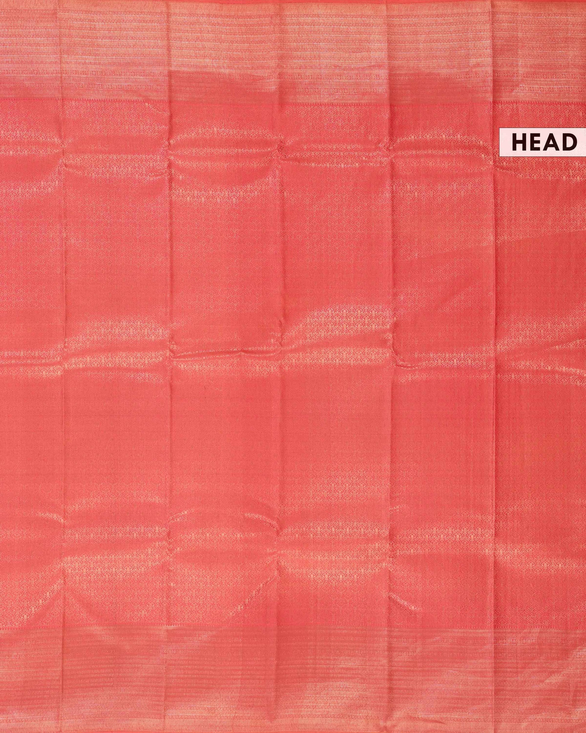 Elegant Niranjana Silk Saree with Intricate Zari Weaves - Pink-Head
