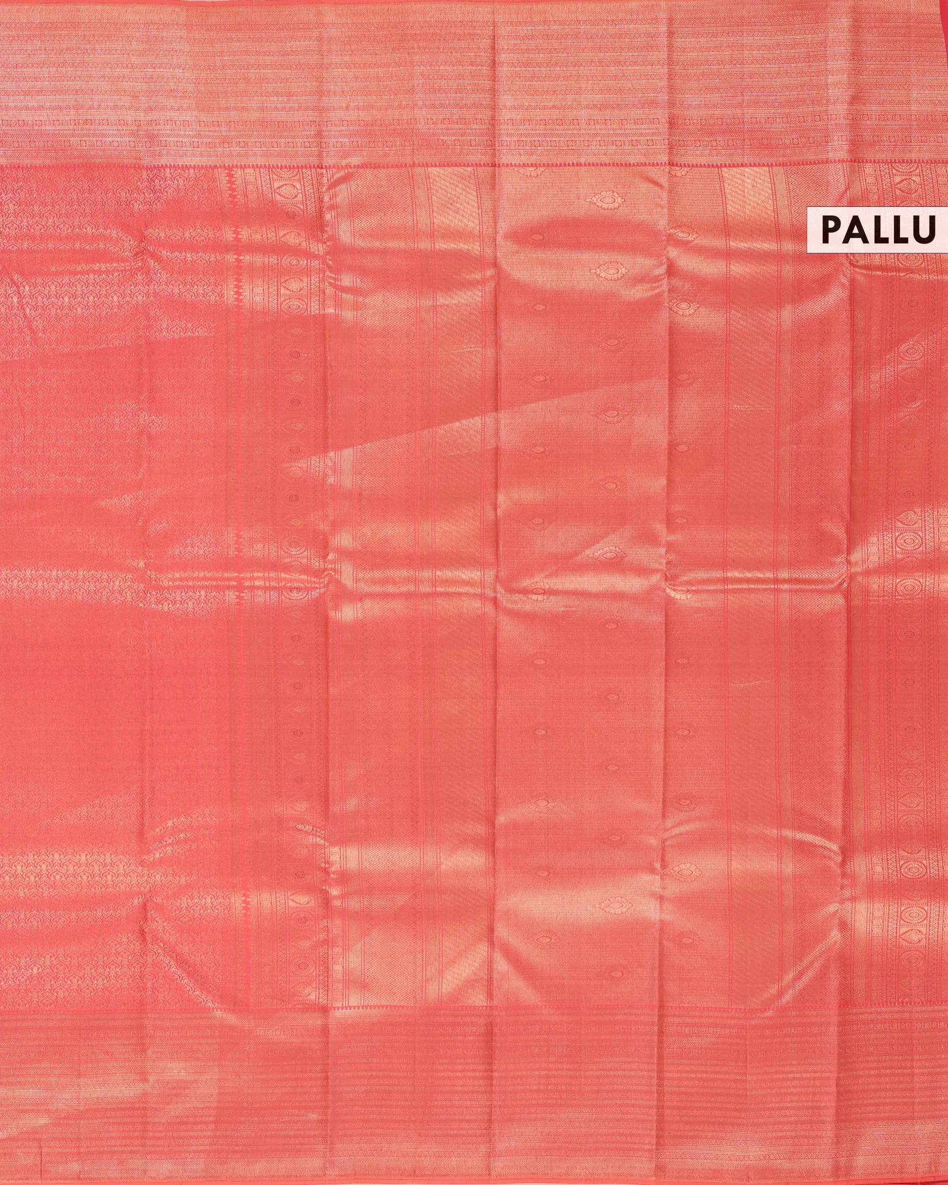 Elegant Niranjana Silk Saree with Intricate Zari Weaves - Pink-Pallu