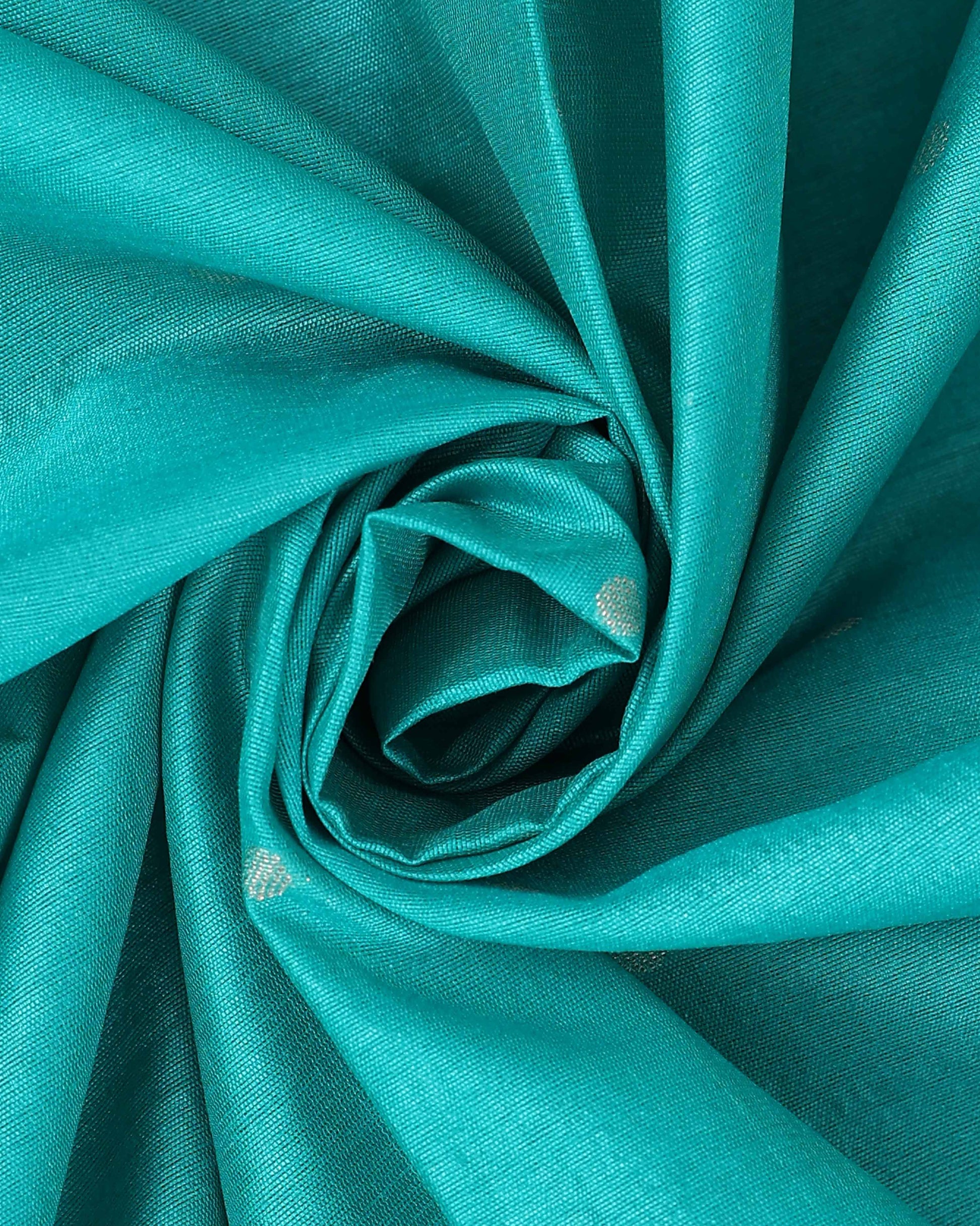Elegant Paithani Saree with Elaborate Peacock and Floral Weaving on the Pallu -Green-Close