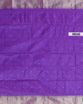 Elegant Paithani Saree with Elaborate Peacock and Floral Weaving on the Pallu - Purple-HEAD