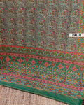 Elegant Patola Semi-Silk Saree with Intricate Geometric and Floral Motifs - Brown-pallu