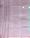 Elegant Semi-Silk Saree with Intricate Printed Border and Pallu - Green-Blouse