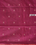 Elegant Semi Silk Cotton Saree Golden Zari Border and All-Over Thread Motifs - Onion Pink