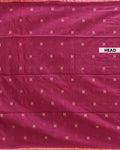 Elegant Semi Silk Cotton Saree Golden Zari Border and All-Over Thread Motifs - Onion Pink