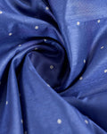 Elegant Semi Silk Saree with All-Over Zari Buttas and Woven Pallu - Blue-HEAD