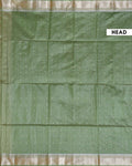 Elegant Semi Silk Saree with All-Over Zari Buttas and Woven Pallu - Green