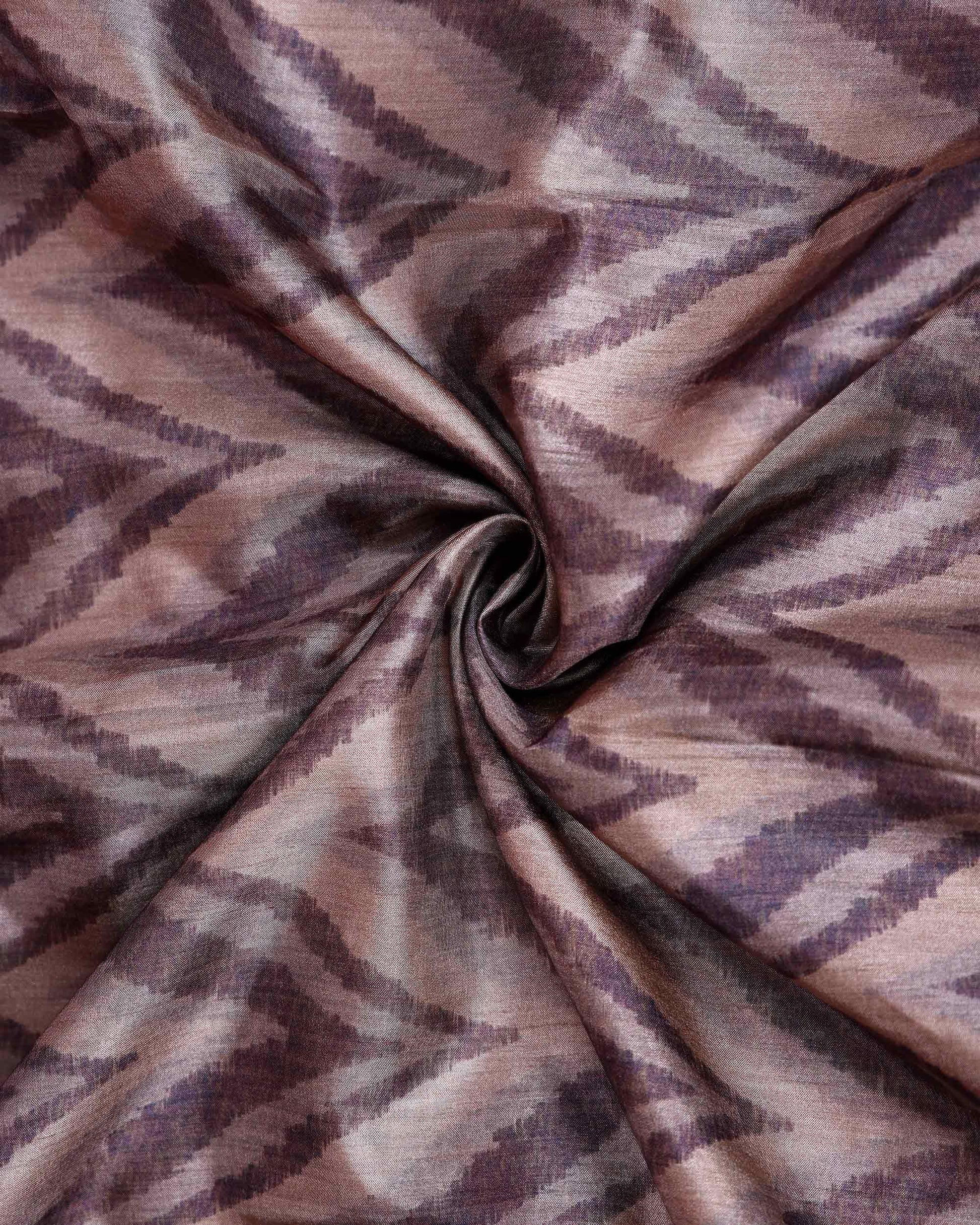 Elegant Semi Tussar Saree with Abstract Woven Pattern and Intricate Traditional Ethnic Border - Multi-Close Up