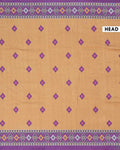 Elegant Semi Tussar Saree with All Over Traditional Butta Motifs and Woven Ethnic Border  - Mustard-Head
