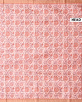Elegant Semi Tussar Saree with Floral Inspired Motifs and Subtle Woven Border - Cream-Head