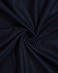 Elegant Semi Tussar Saree with Plain Lustrous Body and Rich Silver Zari Woven Border Design - Black-Close Up