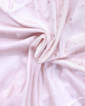 
Elegant Semi Tussar Silk Saree with Delicate All Over Buti Embroidery and Traditional Woven Border  - White-Close Up
