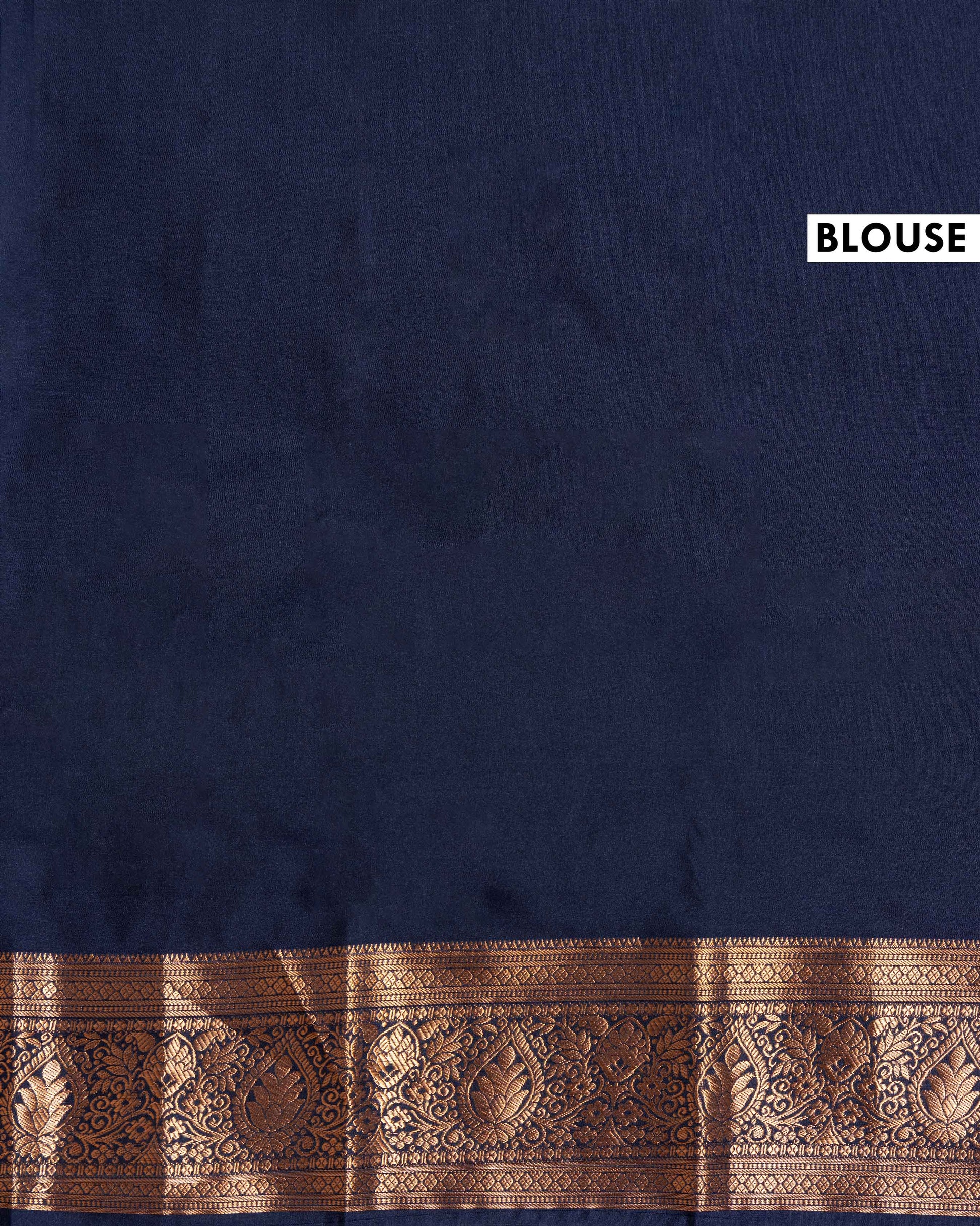 Elegant Soft Silk Saree  All-Over Leaf Pattern and Rich Heritage Style Border - Green