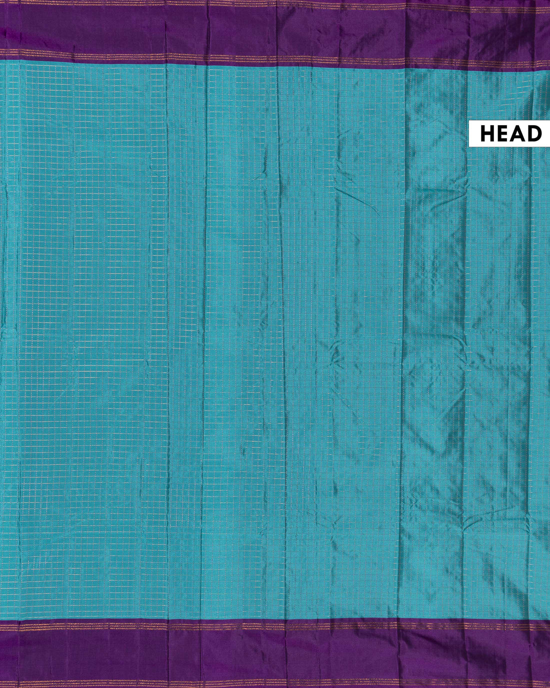 Elegant Soft Silk Saree Enhanced with Delicate Checkered Body and Refined Border Detailing - Blue