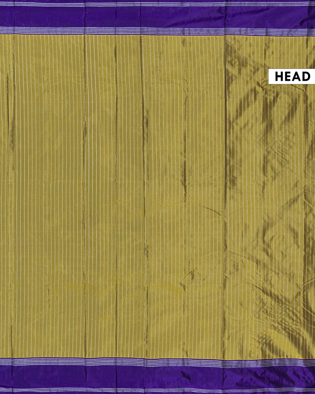 Elegant Soft Silk Saree Subtle Striped Body and Classic Contrast Border - Green