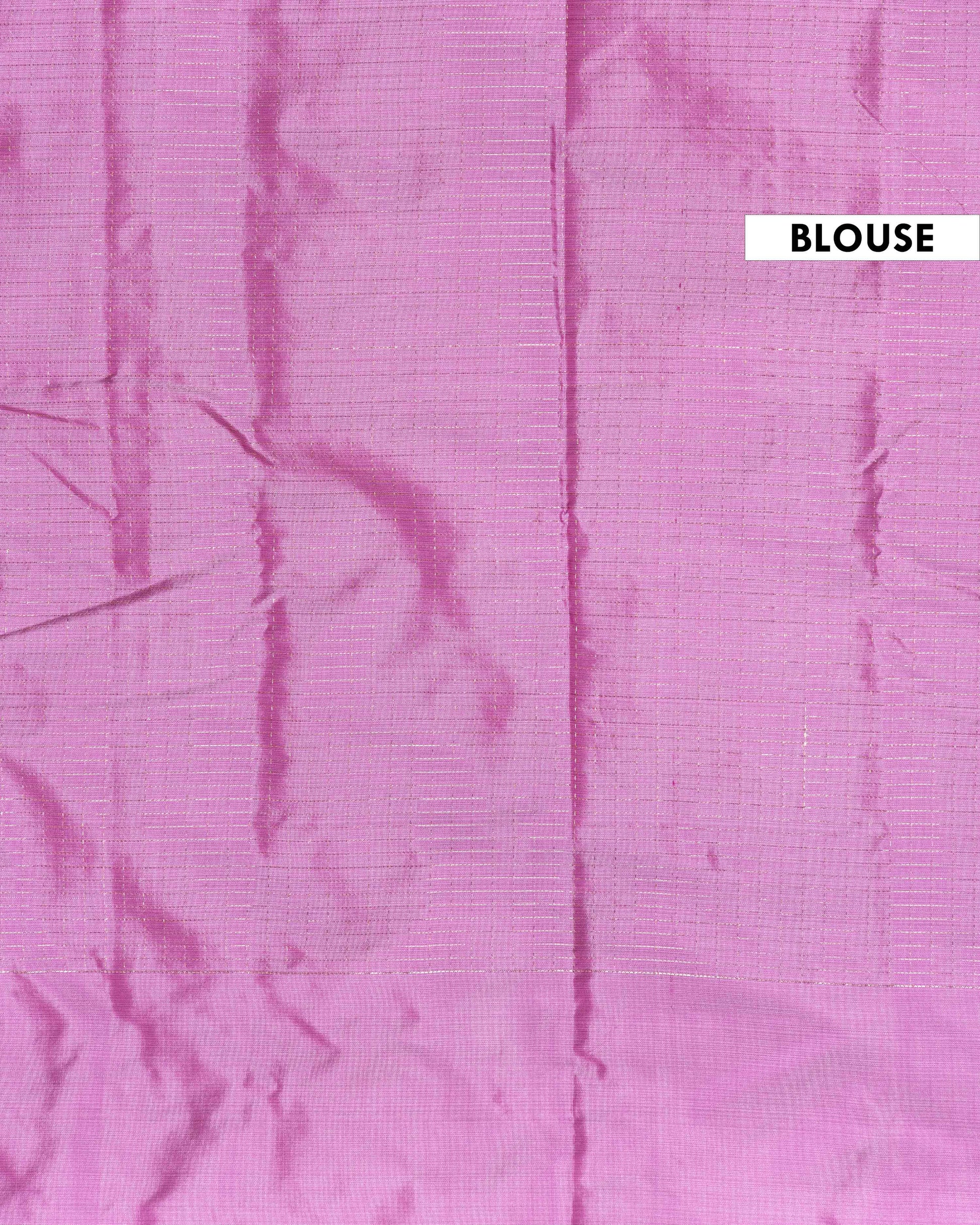 Elegant Soft Silk Saree with Delicate Zari Texture and Graceful Finish - Purple