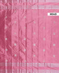 Elegant Soft Silk Saree with Detailed Zari Motifs and Border - Onion Pink
