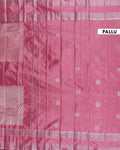 Elegant Soft Silk Saree with Detailed Zari Motifs and Border - Onion Pink