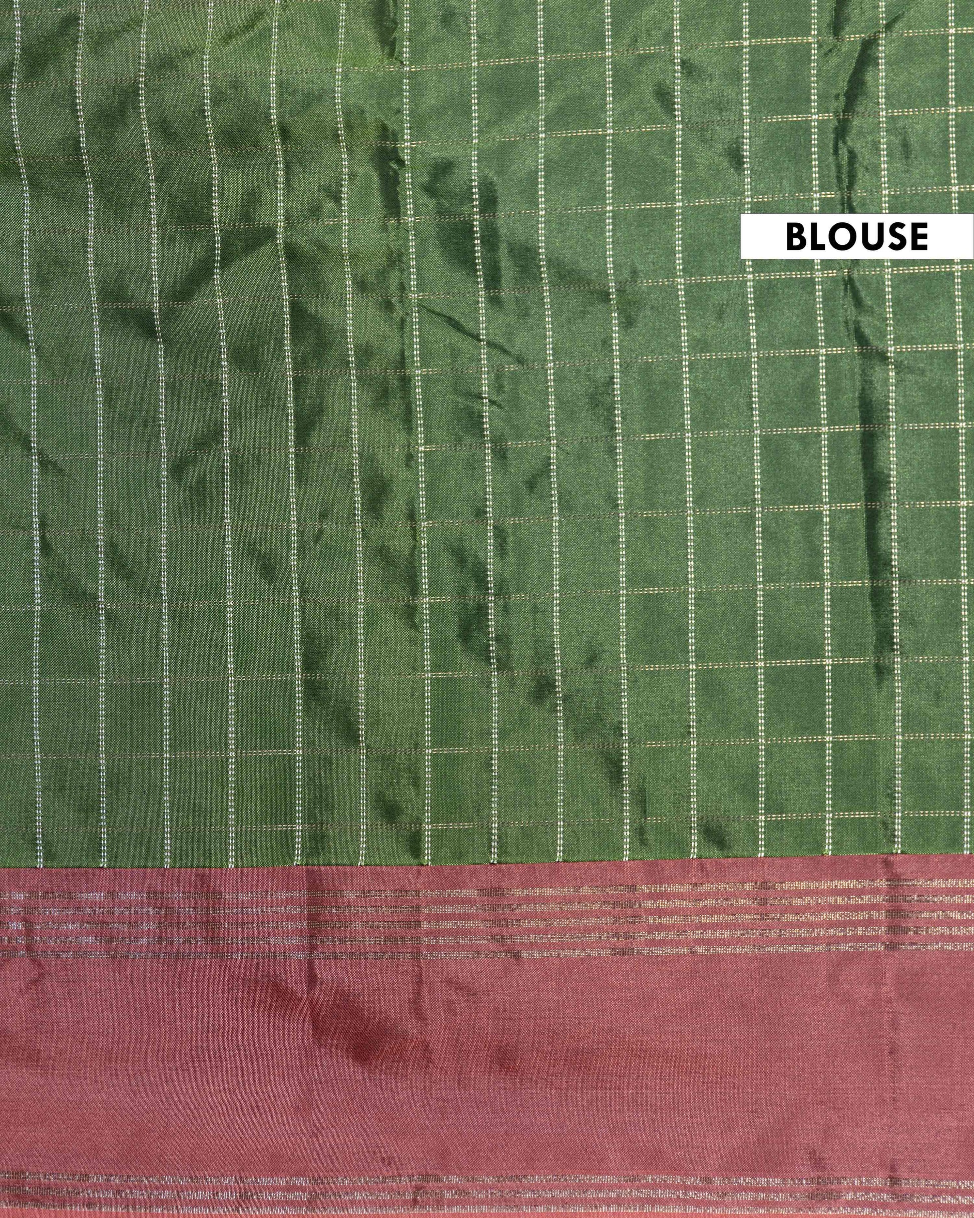 Elegant_Soft_Silk_Saree_with_Geometric_Checked_Design_and_Handcrafted_Border_