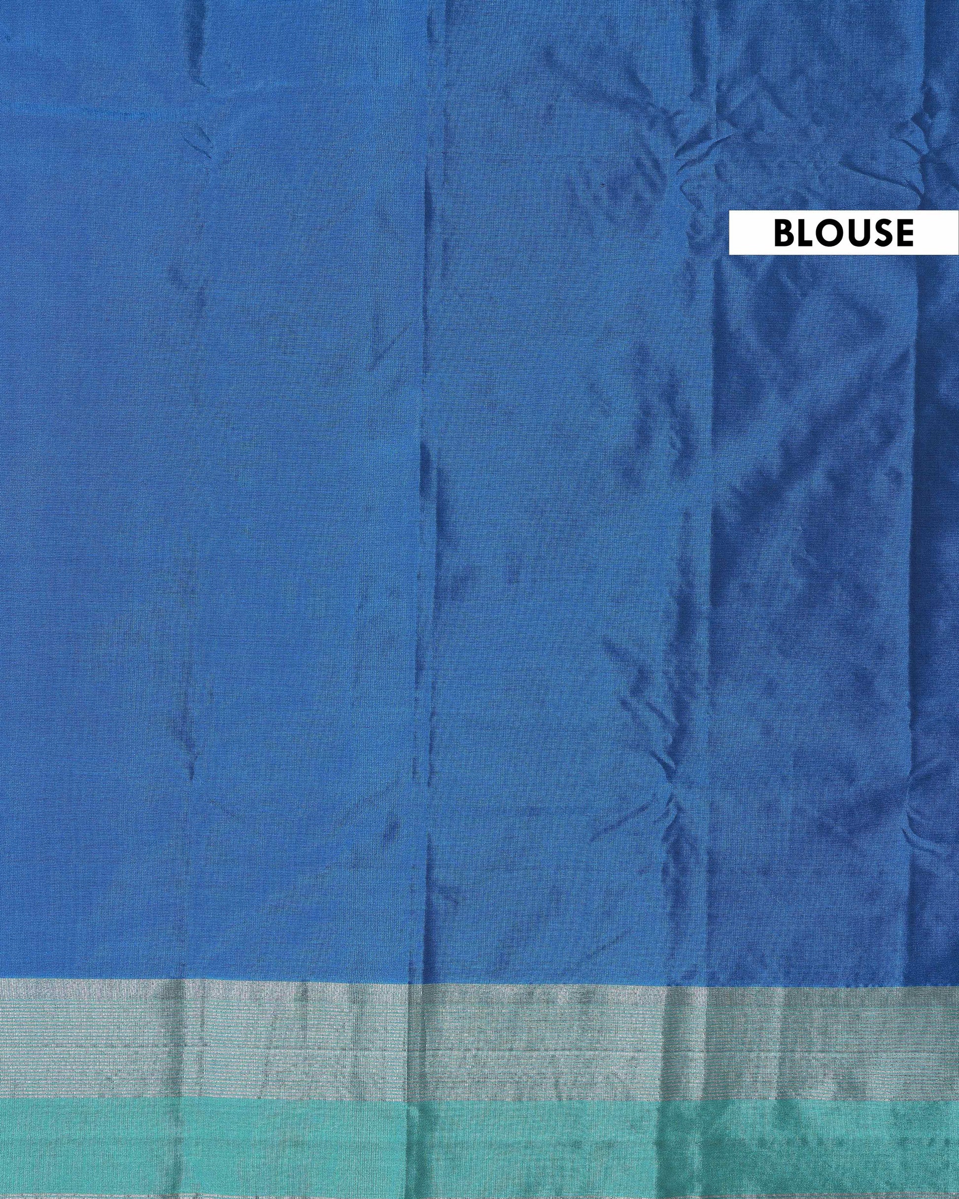 Elegant Soft Silk Saree with Intricate Weave and Rich Pallu - Blue