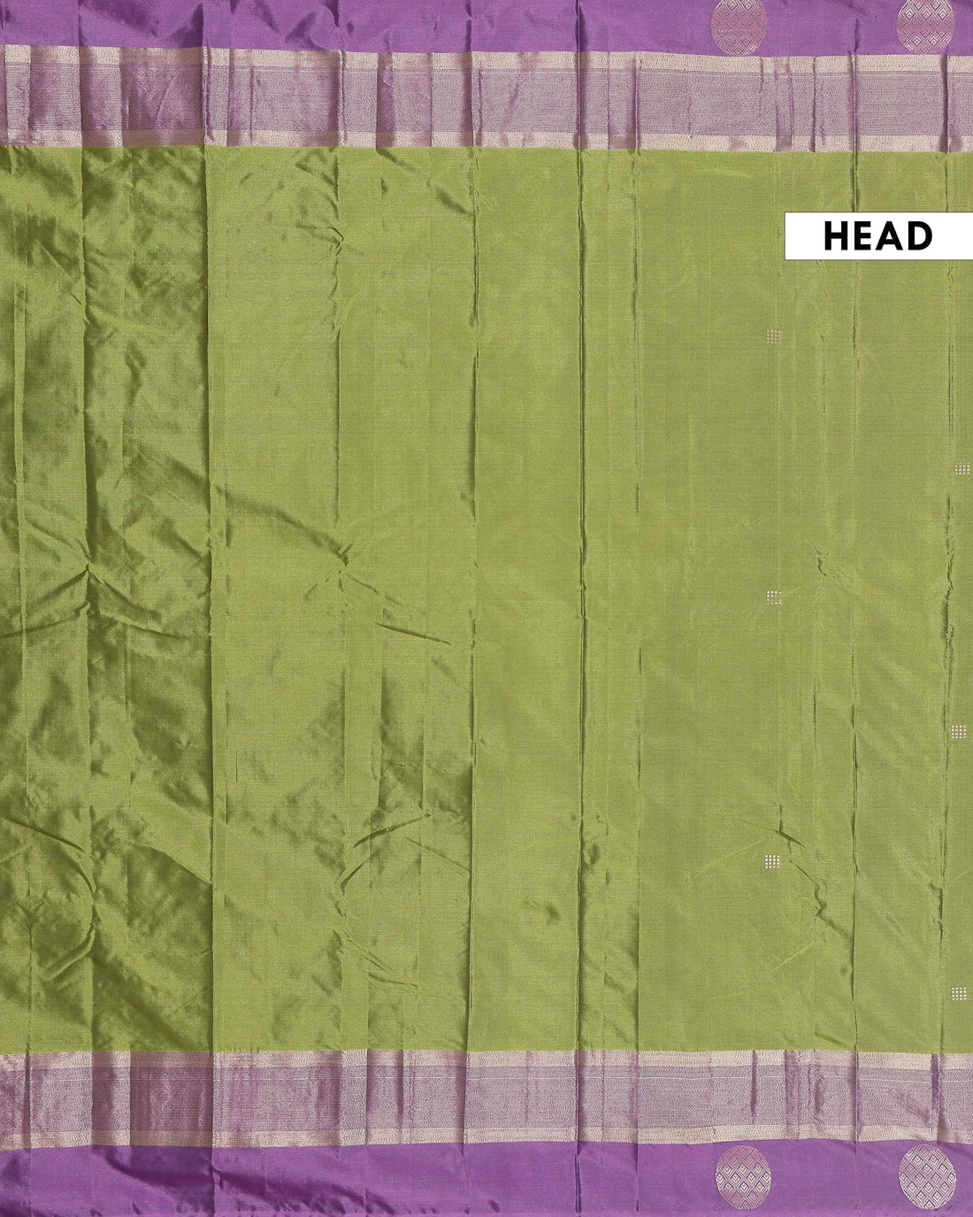 Elegant Soft Silk Saree with Intricate Zari Checks and a Rich Border - Green