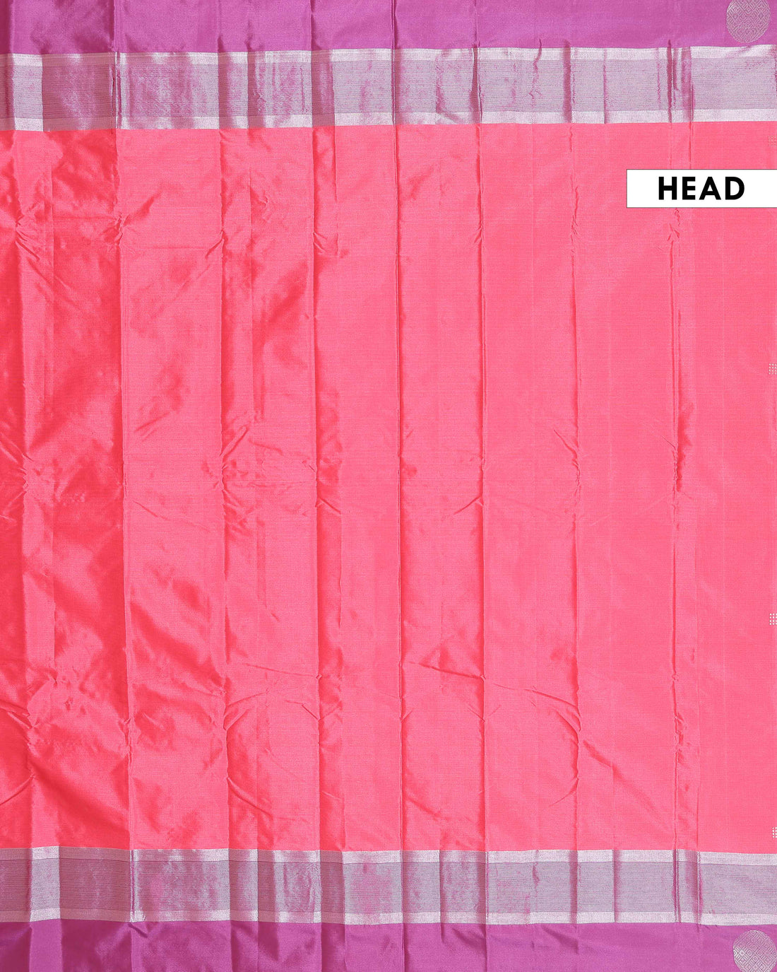 Elegant Soft Silk Saree with Intricate Zari Checks and a Rich Border - Pink