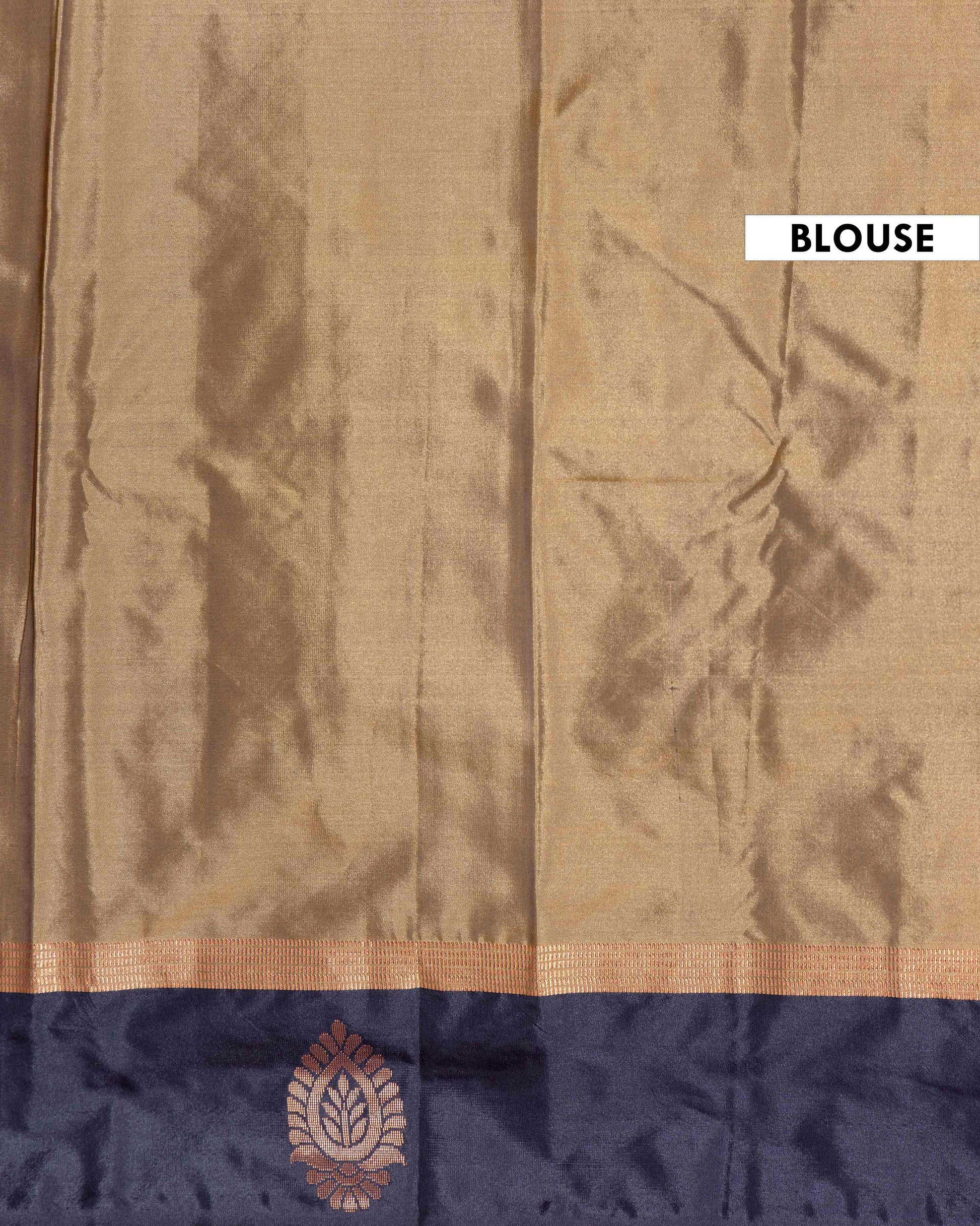 Elegant Soft Silk Saree with Subtle Shine and Handcrafted Border - Brown