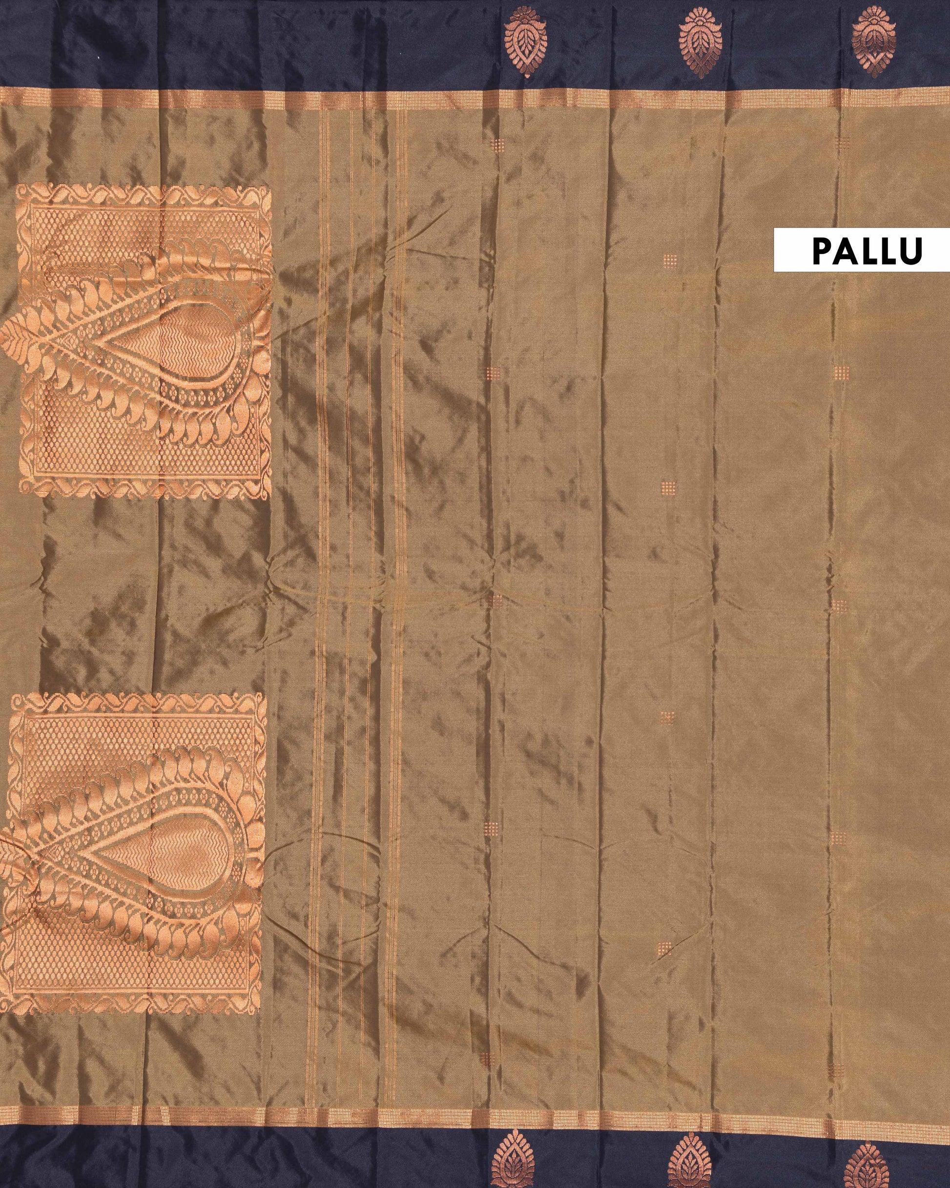 Elegant Soft Silk Saree with Subtle Shine and Handcrafted Border - Brown