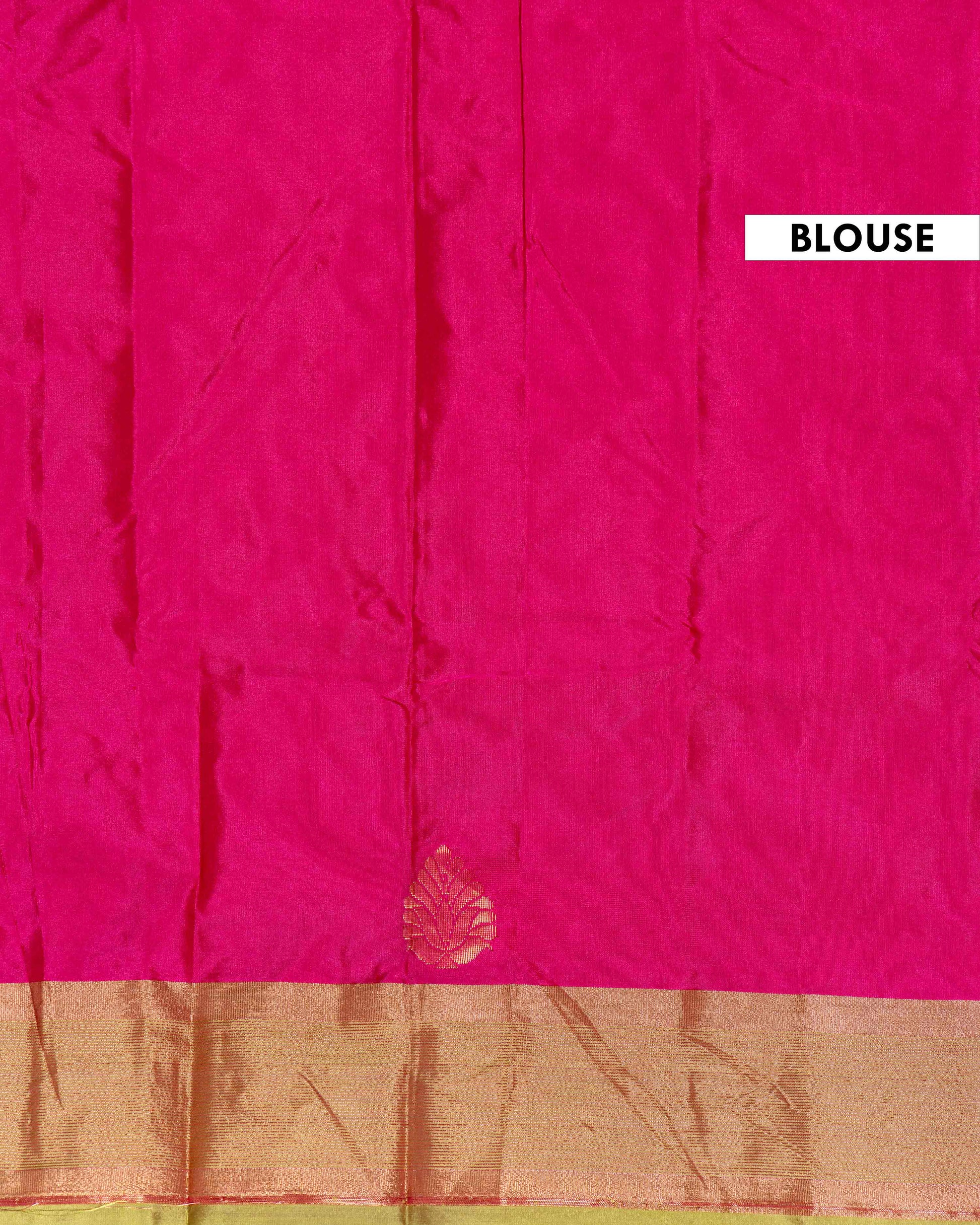 Elegant_Soft_Silk_Saree_with_Traditional_Zari_Leaf_Motifs_and_Contrast_Border_-_Dark_Pink